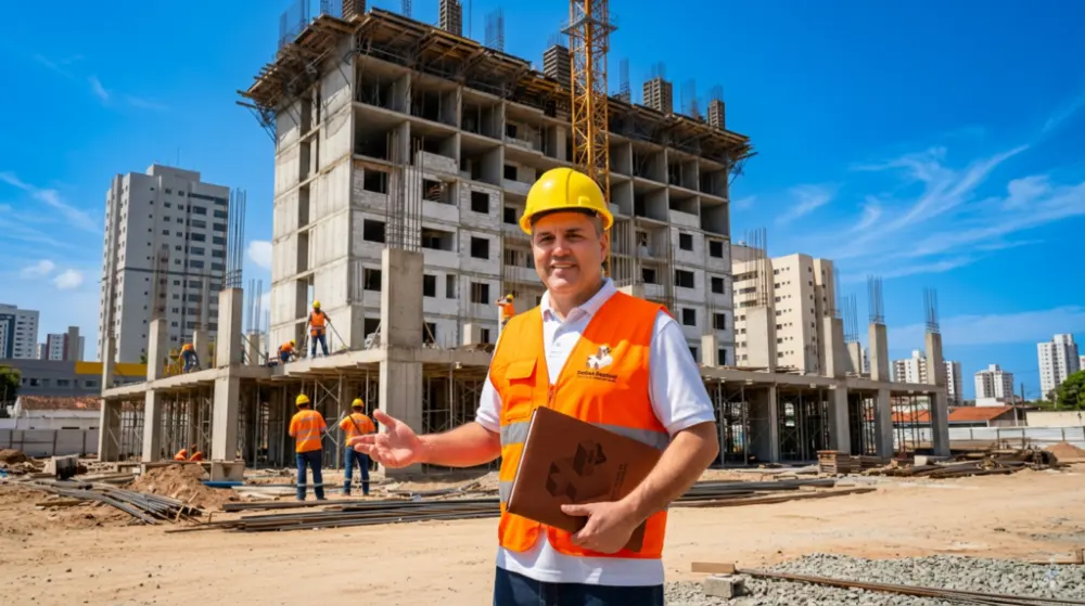 Obra acompanhada pela equipe da Barbosa Estrutural